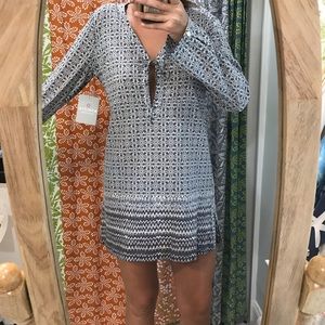 Grey Patterned Coverup